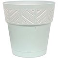 Marshall Pottery 9.85 x 10 in. Deroma Mosaic Resin Mosaic Planter, Mint 7009017